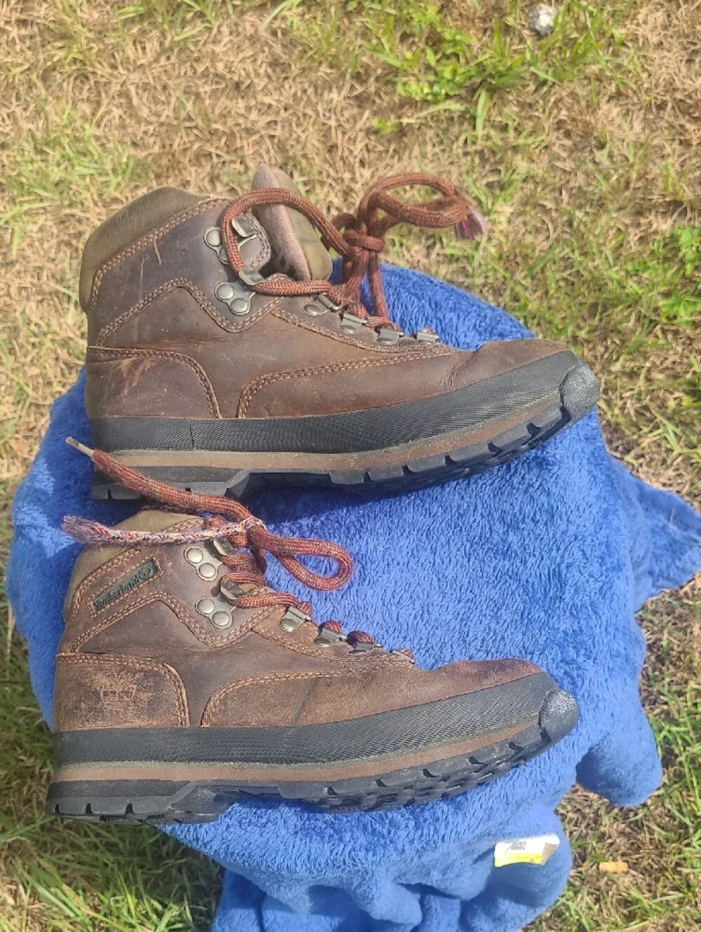 Timberland Brown Leather Boots Womens Size 7.5